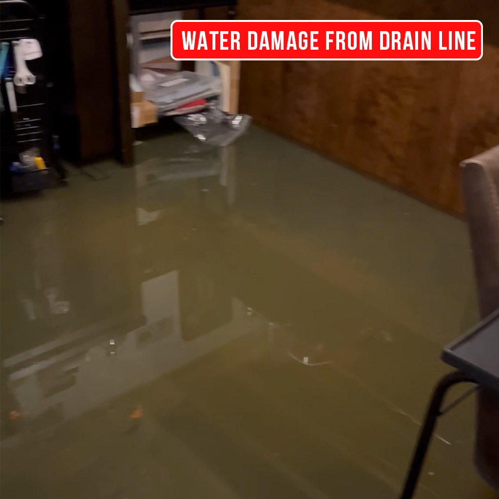 Water Damage From Drain Line